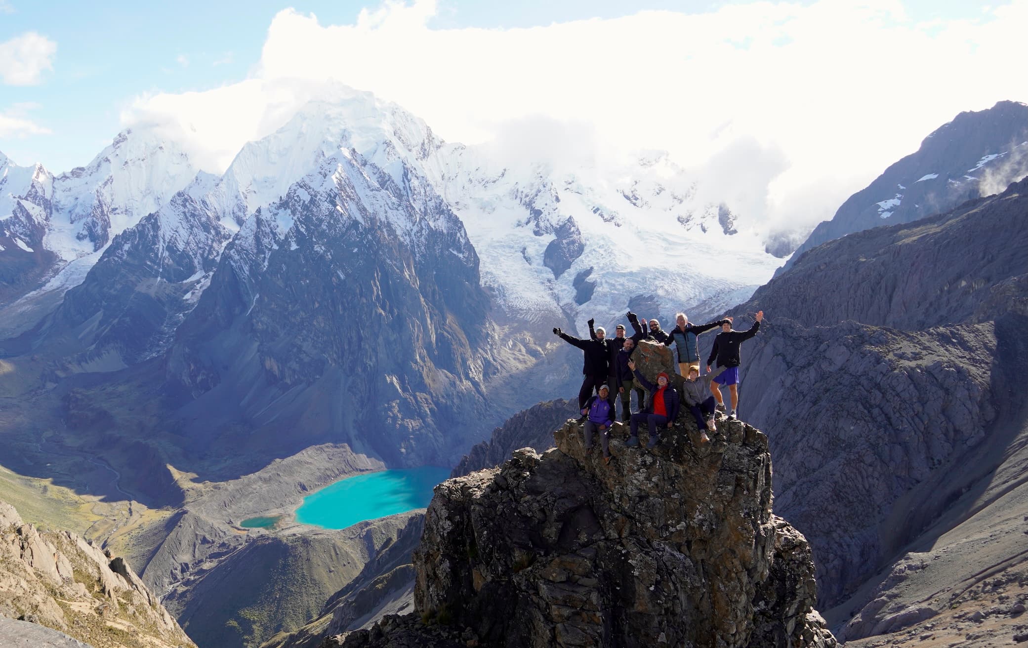 Rocky summit group shot